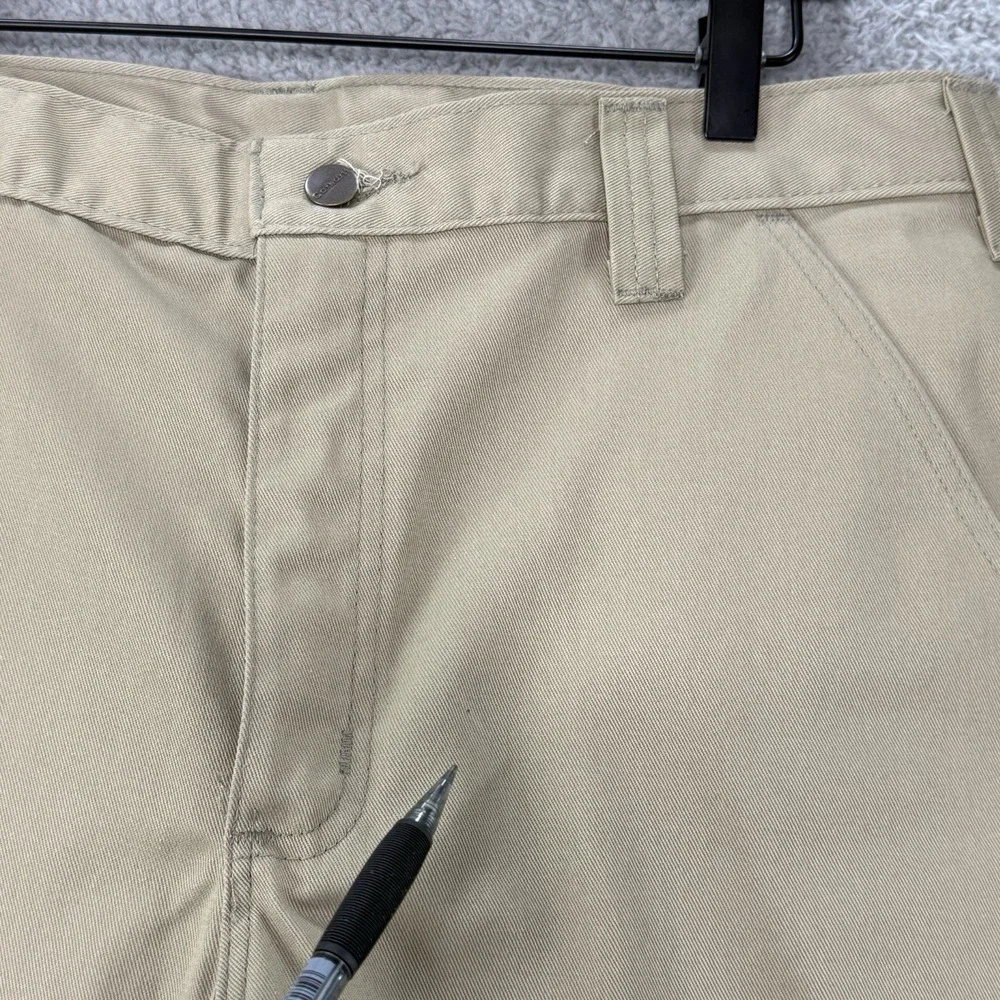 Carhartt B290 Blended Twill Chino Pants Beige Tan Y2K Work Construction Sz 36x28